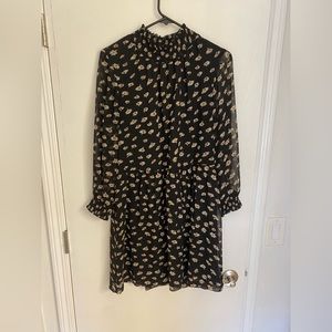 Madewell Smock Neck Mini Dress